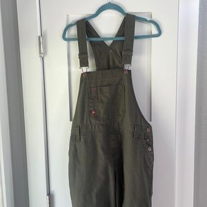 Olive green dickies overalls